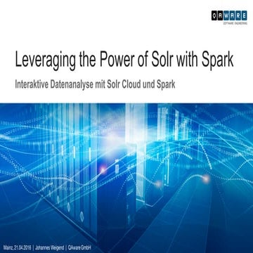 Leveraging the Power of Solr with Spark