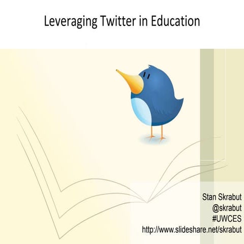 Leveraging twitter in education