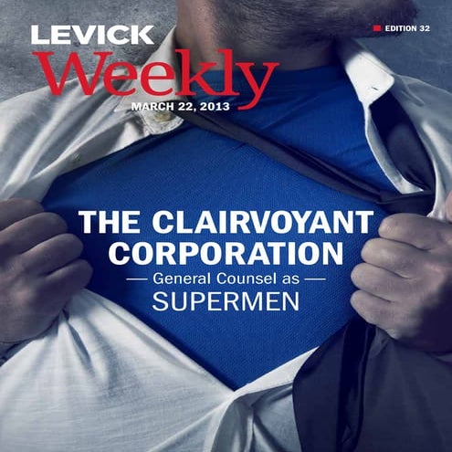 LEVICK Weekly - Mar 22