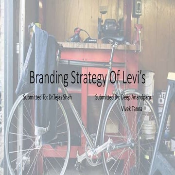 Levi's branding strategy