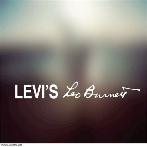 Levis - Water Conservation - No Wash November - [Leo Burnett Internship 2010]