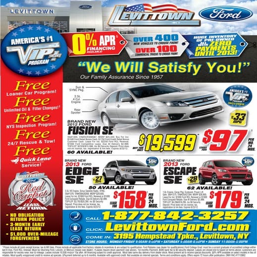 Levittown Ford Sale PDF