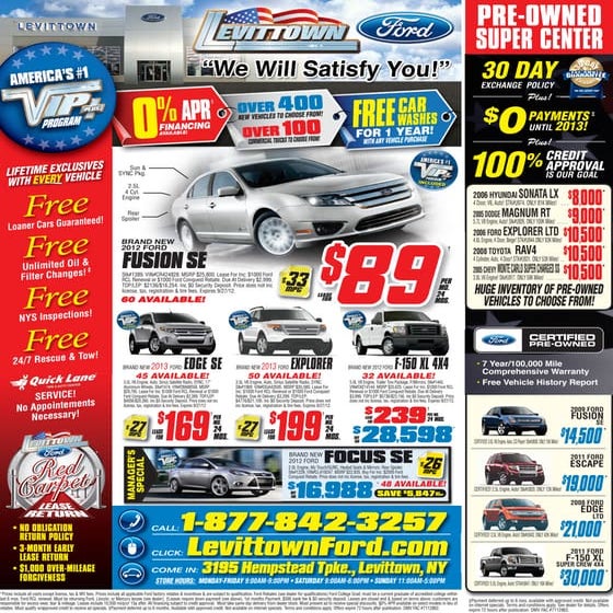 Levittown ford sale