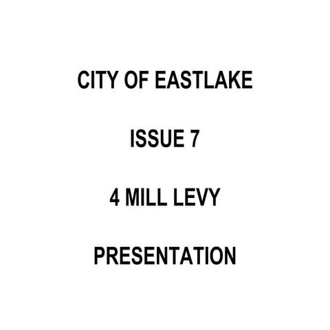 City of Eastlake Issue 7