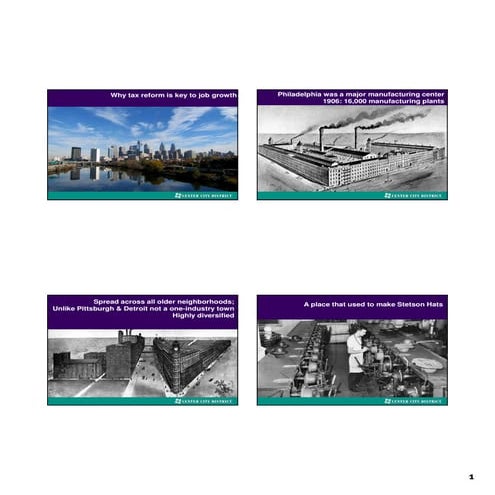 Dr. Paul Levy: Making the Case, Building the Coalition for Municipal Tax Reform