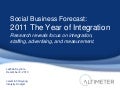 Keynote: Social Business Forecast:  2011 The Year of Integration
