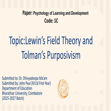 Lewin's Field Theory and Tolman's Purposivism.pdf
