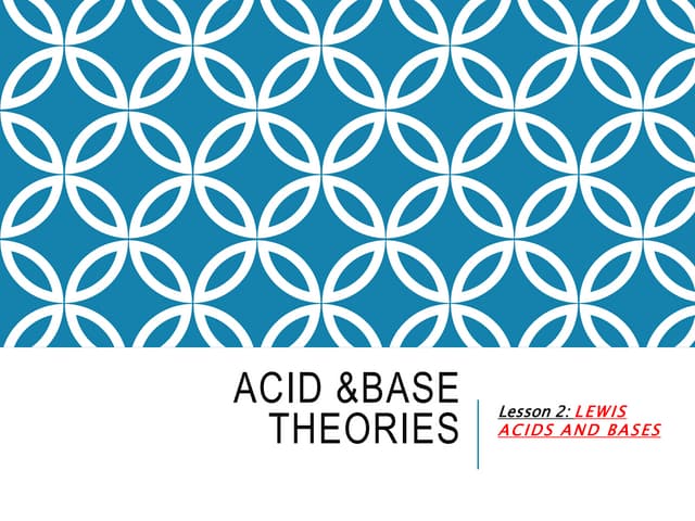 Lewis acid base