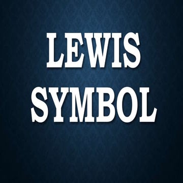 LEWIS SYMBOL.pptx