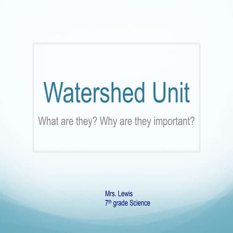 Lewis tech unit teacher presentation