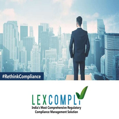 LexComply - Regulatory compliance and Risk Management Software | PPTX