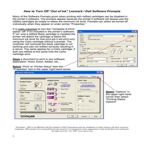 Lex dell ink_prompt_turnoff