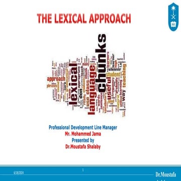 Lexical Approach Moustafa Shalaby      1.pptx