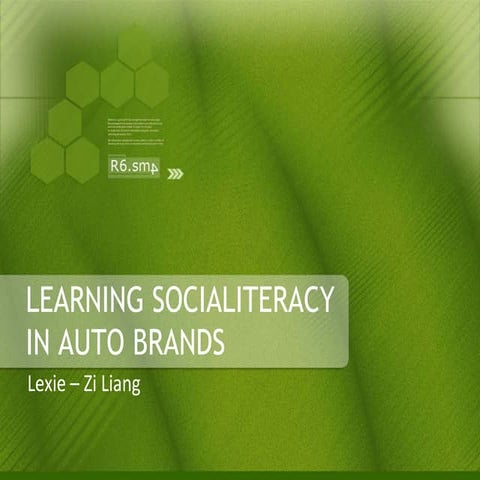 Lexie Learning Socialiteracy Auto Brands