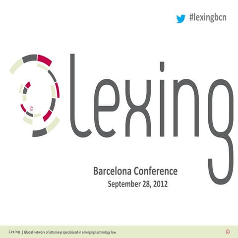 Lexing Barcelona Conference