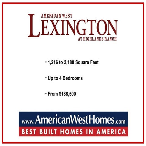 Lexington by American West Homes