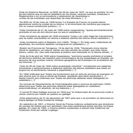 Lexislación contra a lingua