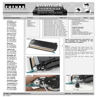 Manual de Recarga Lexmark C520 | C5...