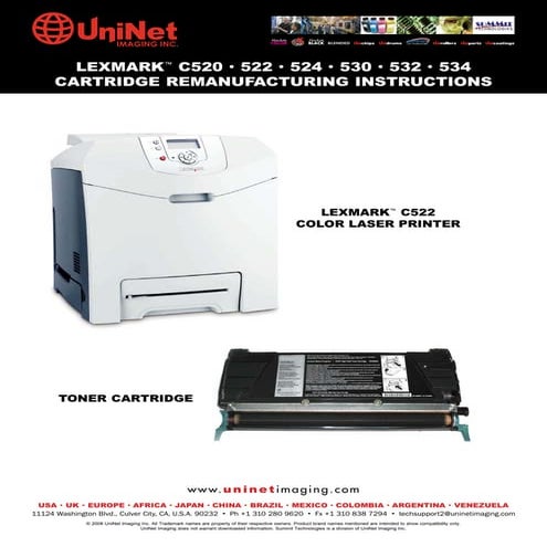 Manual De Recarga Lexmark C522 Pdf 