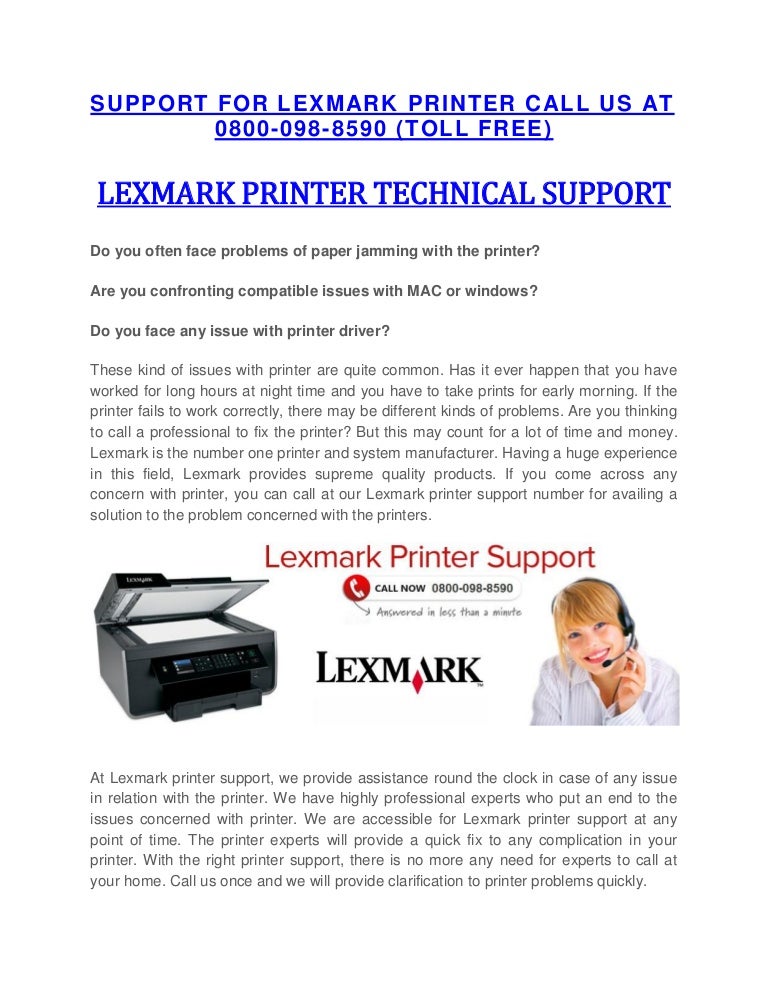 lexmark printer mac