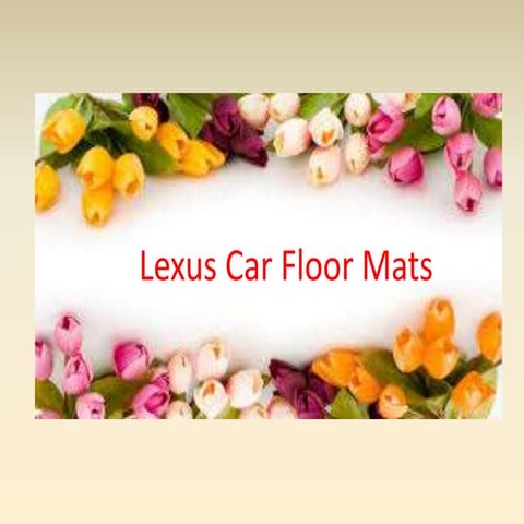 Lexus Car Floor Mats
