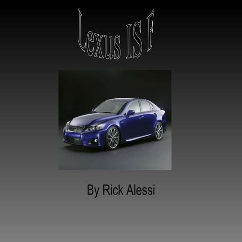 Lexus is f | PPT