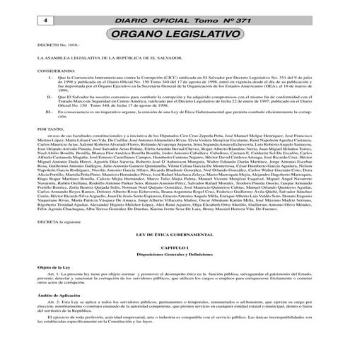 Ley De Etica Gubernamental 0