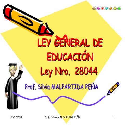 Ley General De EducacióN | PPT