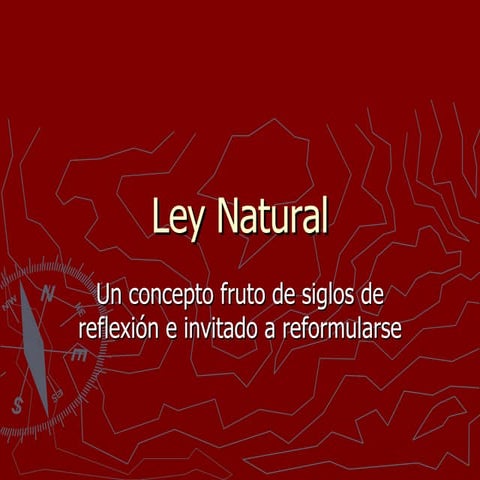 Ley Moral y Ley natural