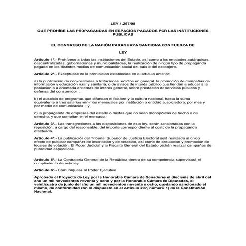 Ley 1297 | PDF