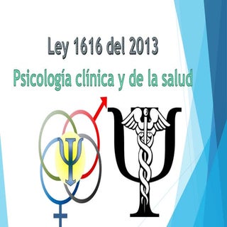 Ley 1616 del 2013