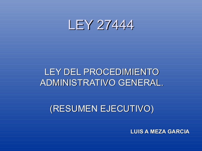 ley-27444
