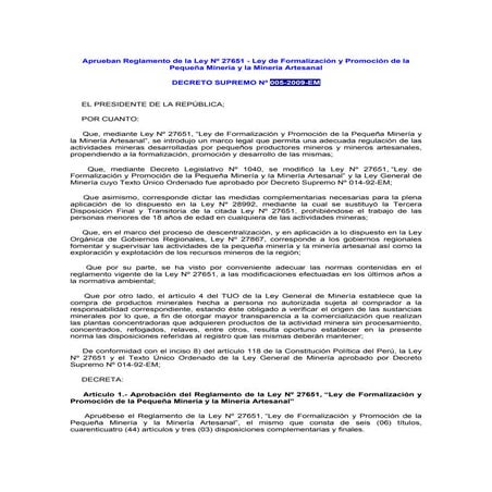 Ley 27651 | PDF