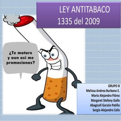 Ley antitabaco