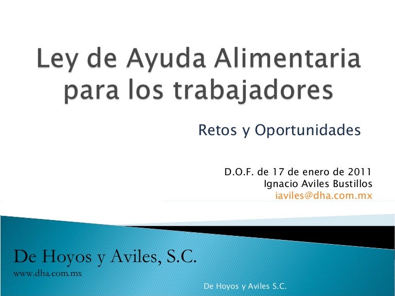 Ley ayuda alimentaria_trabajadores