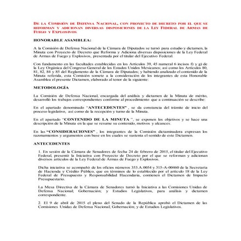 Ley deAarmas de Fuego