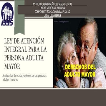 Ley de atención integral para la persona adulta 2017