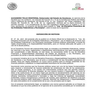 Segundo Paquete Económico 2017 Zaca...