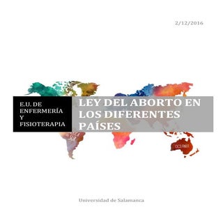 Ley del aborto en los diferentes pa...