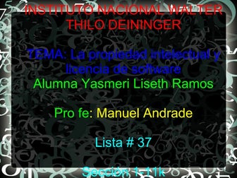 Ley de la propiedad intelectual