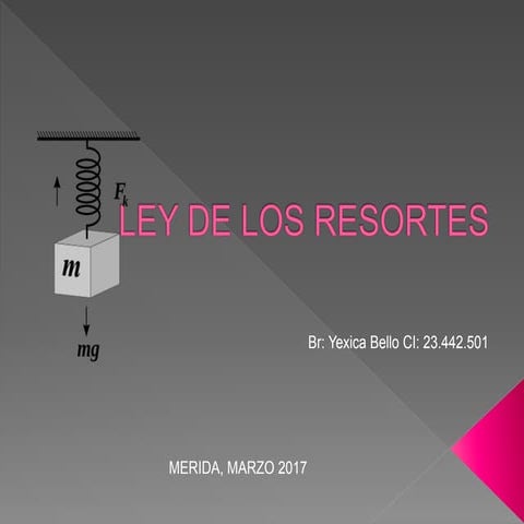 Ley de los resortes