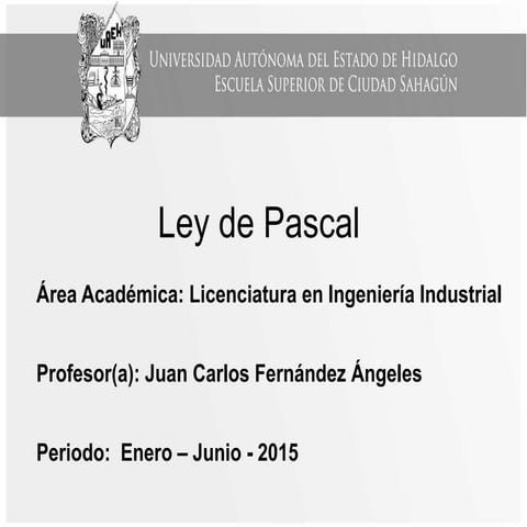 Principios de pascal | PPTX