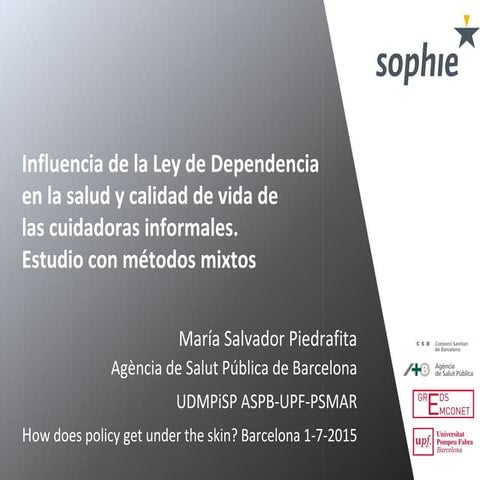 LEY DE DEPENDENCIA | ODP
