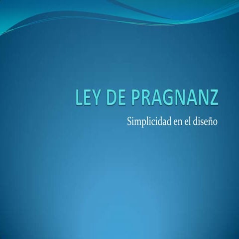 Ley de pragnanz