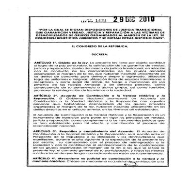 Ley de reinsertados 142429122010