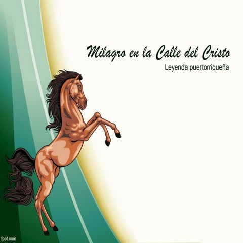 Leyenda puertorriqueña : Milagro en la Calle del Cristo