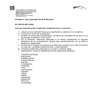 Leyendas de bécquer 