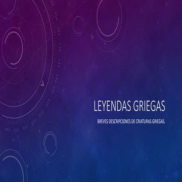 Leyendas griegas