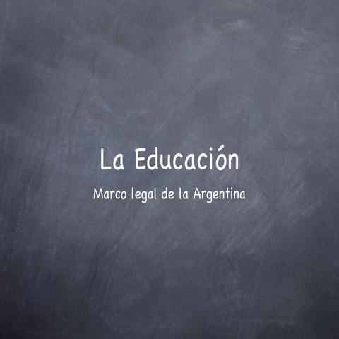 Leyes de educación