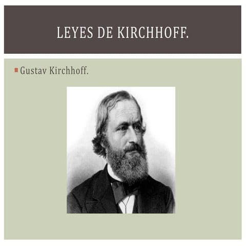 Trabajo sobres las Leyes de kirchhoff de fisica 2 S1.